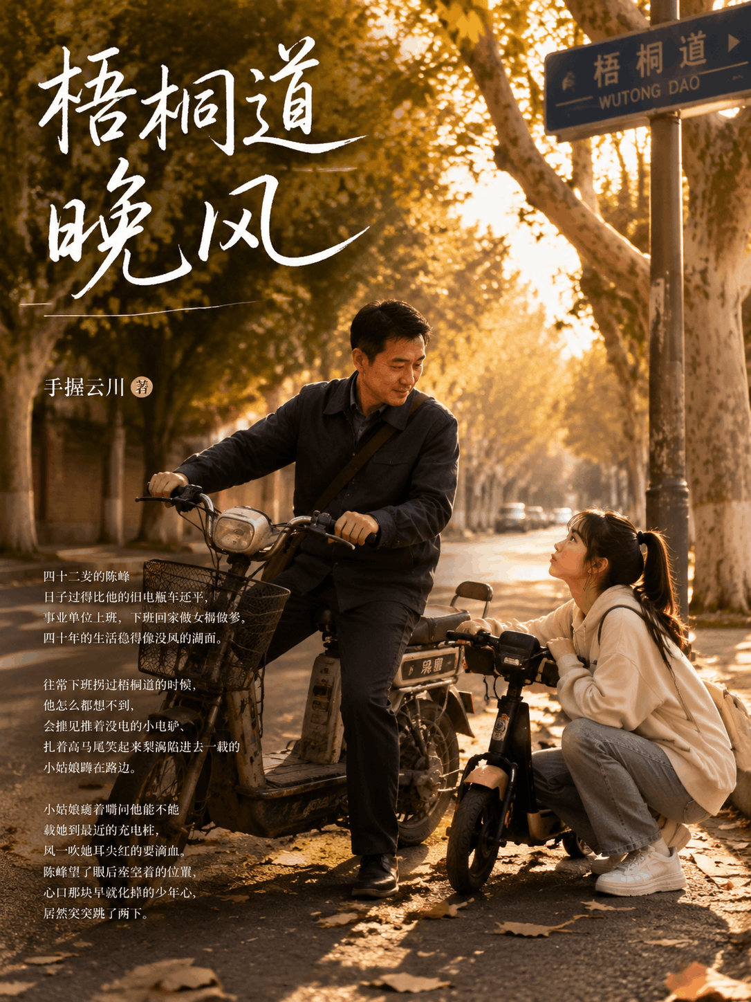 梧桐道晚风